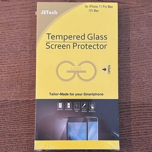 JETech iPhone 11 Pro Max / Max Plus Tempered Glass Screen Protector NIB